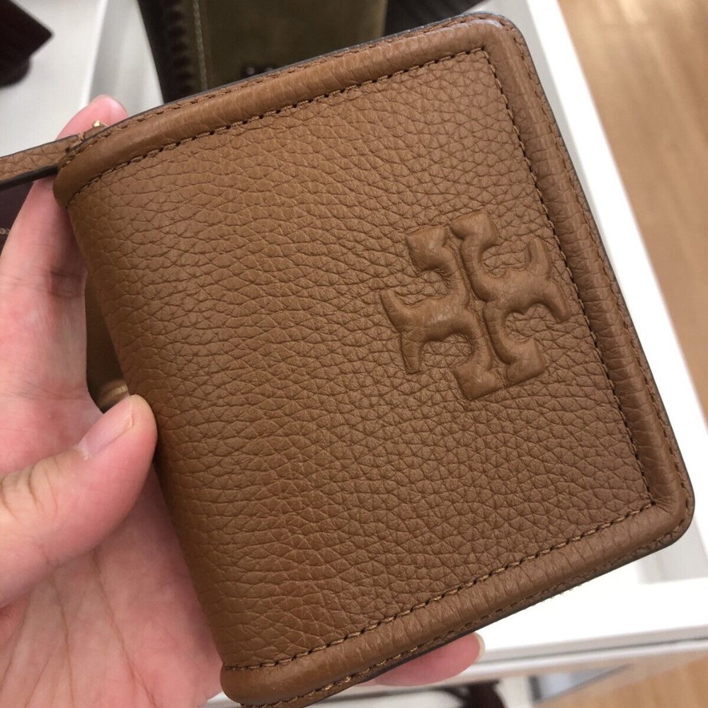 $249 NWT! TORY BURCH Thea Bi Fold Color Wallet Moose